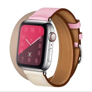 Apple Watch Band Swift Leather Double Tour
